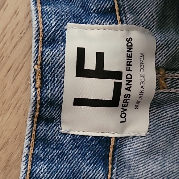 NWT LOVERS + FRIENDS Jack High Rise Cutoff Denim Shorts 28 - Picture 7 of 10